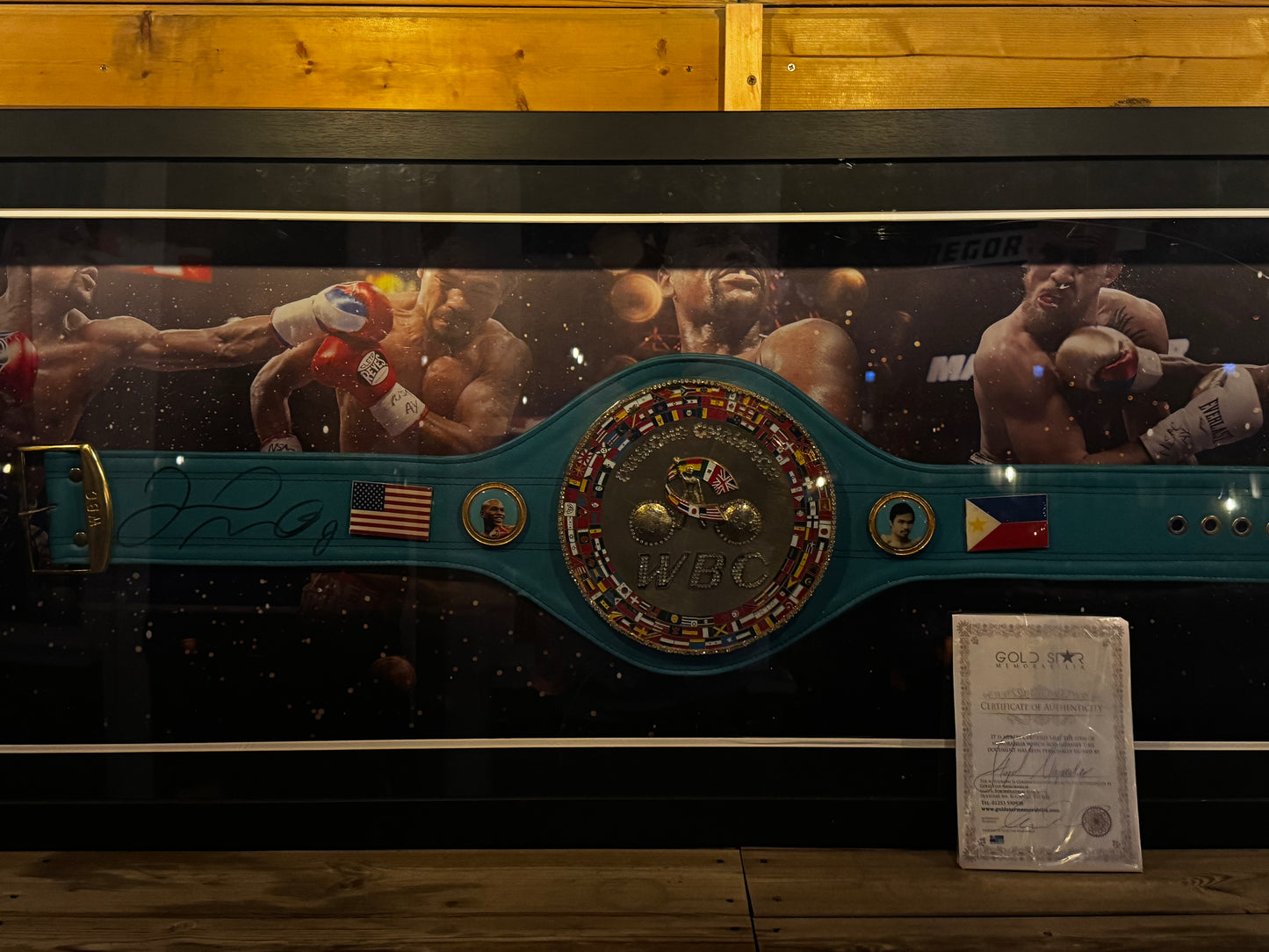 Floyd Mayweather Jr. Signed WBC Championship Belt – Framed Display – COA